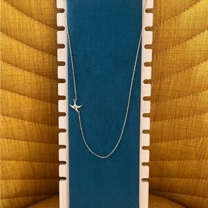 Elegant Gold Bird Pendant Necklace